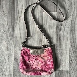 Pink Floral Crossbody
